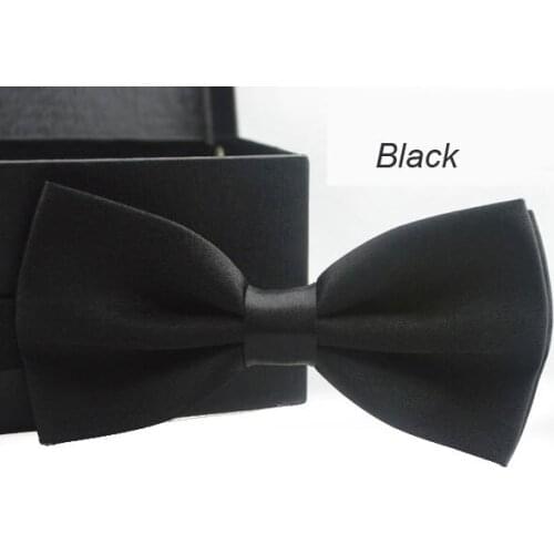 Men Ties Fashionable Butterfly Party Business Wedding Bow Tie Men Groom Wedding Funeral Bow Tie Solid Horn Bow Ties Knot Formal