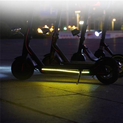 Newest ArrivalLED Strip Flashlight Bar Lamp For M365 Electric Scooter Skateboard Night Light