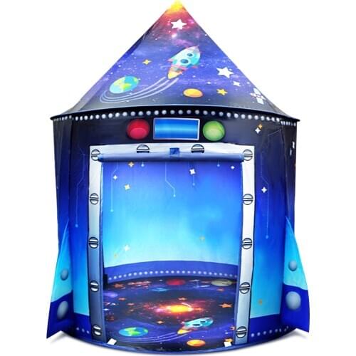 Kids Play tent indoor Boy Rocket play house Teepee Tipi Girl toy house princess room baby castle home baby yurt gifts