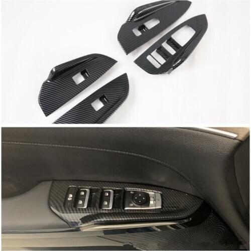 For KIA K5 2020 Car Window lift Panel Door Armrest Trim Cover Interior ABS Car Styling Moldings Decoration Auto Accessories