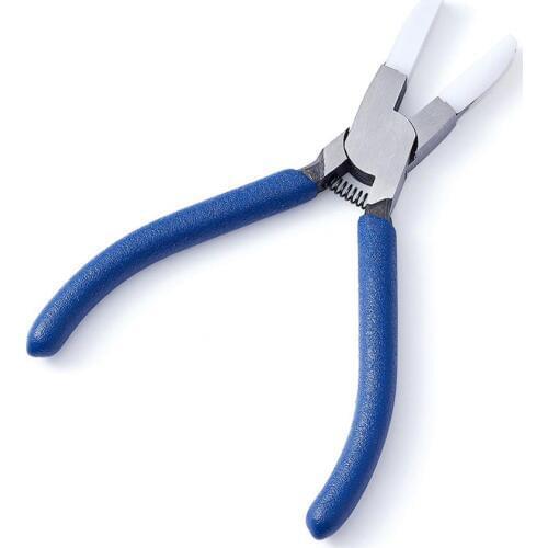 Pandahall 1pcs Carbon Steel Flat Nose Plier Jewelry Pliers Tools &Equipment For Cutting Wire Jewelry Making Handmade Accessories
