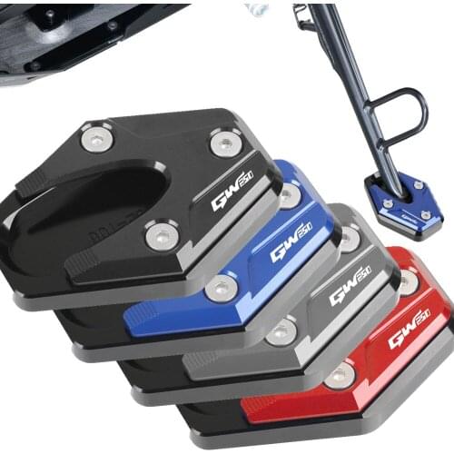 Motorcycle Kickstand Extension Foot Side Stand Enlarger Plate Pad FOR SUZUKI GSX250R GSX 250R 2013-2021 2020 2019 GW250 GW 250