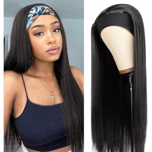 Long Straight Wig With Bangs Synthetic Wigs For Women Black Red Burgundy Wig Heat Resistant Fiber Cosplay Wigs Msholy Hair