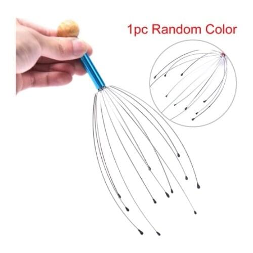 Head Relax Massager Healing Neck Claw Massage Anti-stress Pain Relief Octopus Scalp Relax Spa Headache Stimulate Blood Circulate