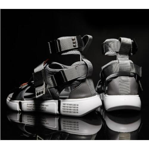 New Fashion Summer Mens Shoes Gladiator Sandals Designers Platform Comfortable Beach Sandals Male Canvas Men Sandals