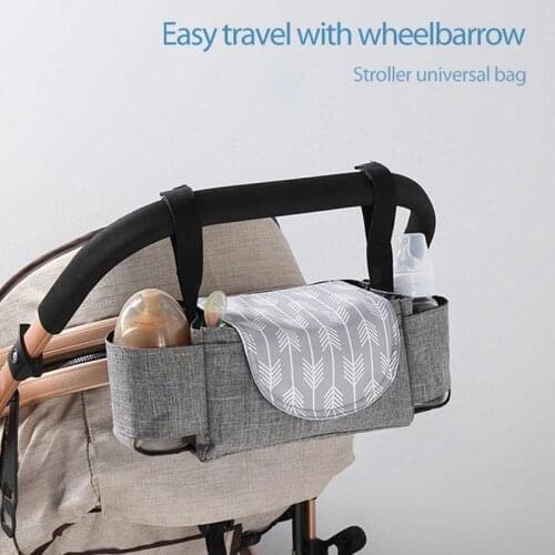 Baby Diaper Bag for Stroller Waterproof Large Capacity Universal Buggy Baby Pram Organizer Bottle Holder Mummy Bag