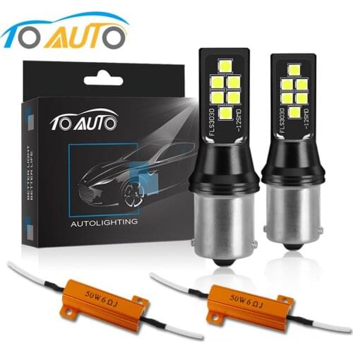 Canbus 1156 BA15S P21W BAU15S PY21W 1157 BAY15D P21/5W LED Lamp Car Turn Signal Lights Reverse Brake Error Free Auto Bulbs 12V