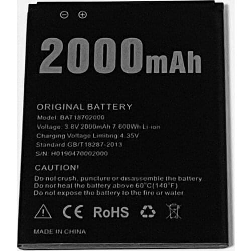 THORDONAL DOOGEE X50L Phone Batteries