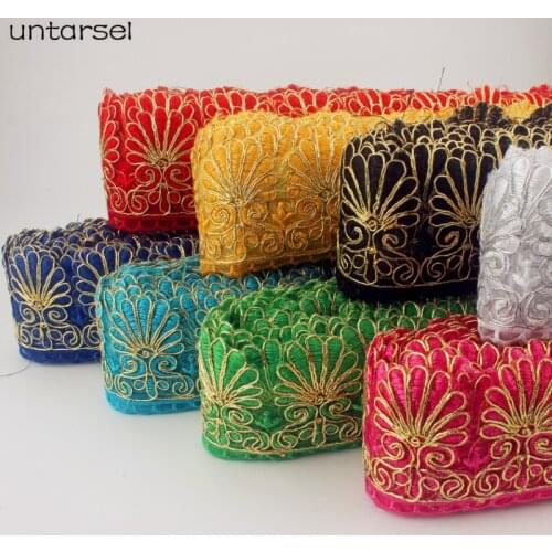 Embroidered Mesh Lace Ribbon White Lace Fabric Luxury Decoration Trim Tablecloth Bedding DIY Ornament Home Textil Laciness