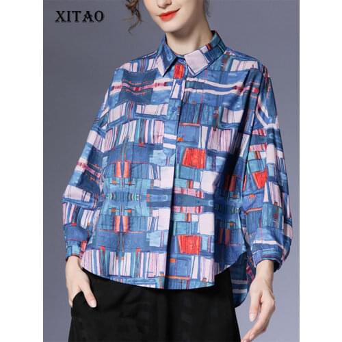 Блузки в клетку XITAO China At AliExpress