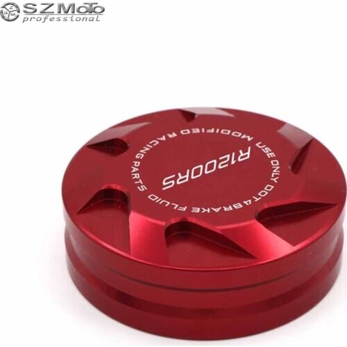 Rear Brake Fluid Reservoir Cover Cap For BMW R1200RS R 1200RS 2014-2018 2017 Motorcycle Accessories CNC Aluminum