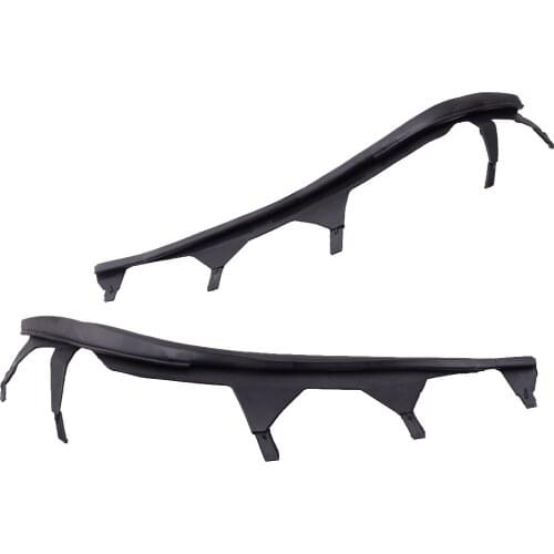 1 Pair Car Front Upper Headlight Cover Strip Sealing Fit for BMW E46 325i 325xi 330i 330xi 2001-2005 63126921859 63126921860