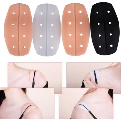 1PC Soft Silicone Half-Transparent Anti-slip Shoulder Pads Lady Relief Pain Bra Strap Cushions No-Slip Holder