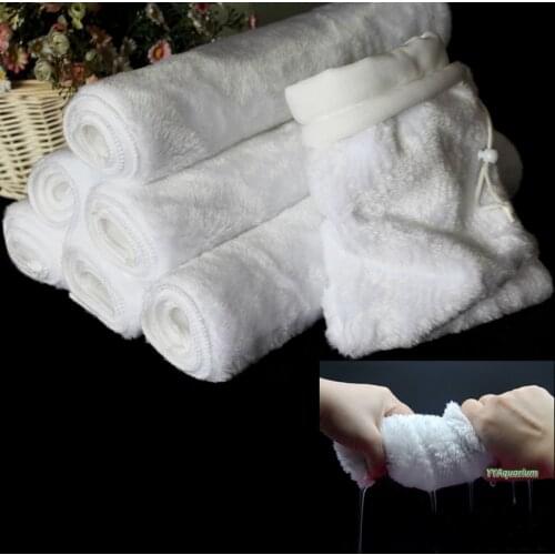5PCS PP Sump Filter Felt BAG Blankets Aquarium Washable Mesh Foam Carpet Sock Drawstring Bag for Fish Marine Filtration system