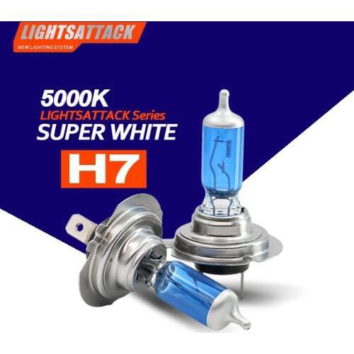 PEGASUS Car Halogen Headlight H7 1500lm Auto Bulb Headlamp 5000K