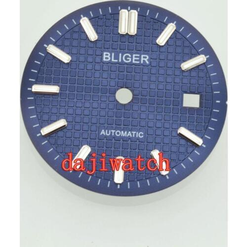 Bliger31mm watch sterile dial luminous adjustment eta 2836/2824 miyota 8205 8215 821a mingzhu dg2813 / 3804 movement