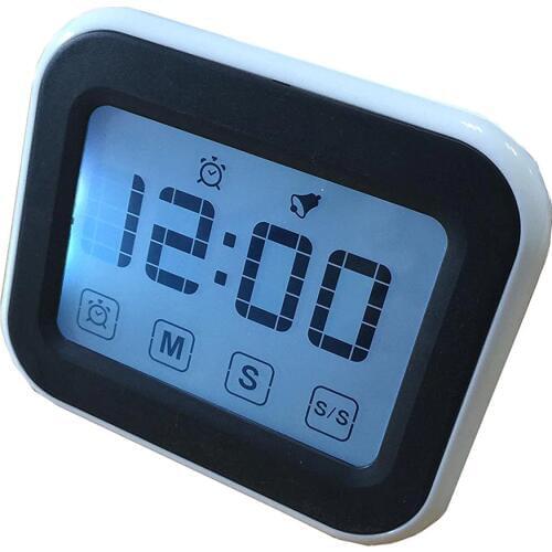 Free Shipping 12/24 Hours Type Digital Countdown Touch Screen Kitchen Timer For Kitchen Cooking