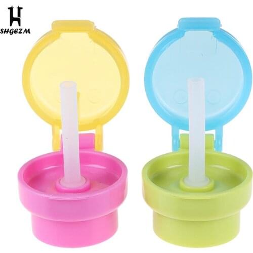 Baby Child Infant Toddler Feeding Drinking Straw Tube Bottle Cap Standard Caliber Car Water Bottle Straw Cover Portable Drinking