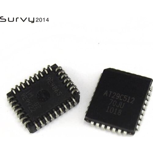 1 PCS AT29C512-70JI AT29C512-70JC AT29C512 IC PLCC32 diy electronics