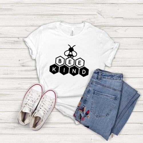 Bee Kind T-shirt, Inspirational Shirt, Be Kind Shirt, Positive Vibes Shirt, Kindness T-shirt, Be Kind Tee, Positive Quote Tee
