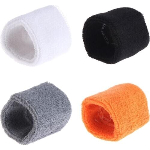 Cotton Unisex Sport Sweatband Wristband Basketball Running Badminton Wrist Brace Q84C