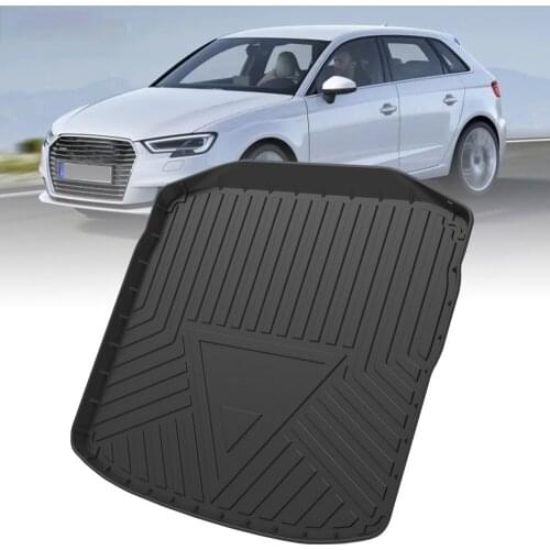 TPE Trunk Mat For Audi A3 Sportback e-tron 2014-2020 Car Waterproof Non-Slip Custom Rubber 3D Cargo Liner Accessories