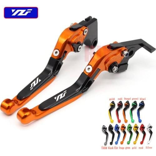 Laser Logo(YZF) CNC Adjustable Motorcycle Brake Clutch Levers For Yamaha YZF R1 YZFR1 2004-2008 YZF R6 YZFR6 2005-2016