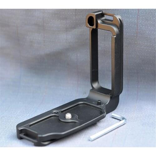 Lightweight Aluminum L-shaped Quick Release Plate Vertical Holder for Nikon D850 SLR Camera Accessories