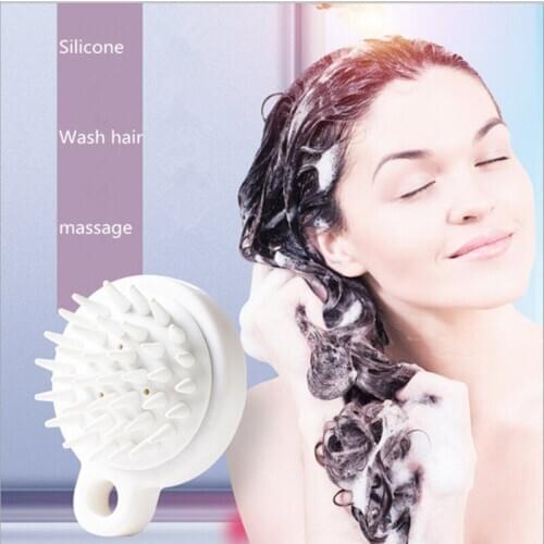 Scalp Massage Brushes Silicone Teeth Anti-hair Loss Hair Comb Head Massage Bath Brush Body Props Clean Bath Tools Shower Hair