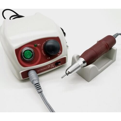 Strong 210 207 Control Box 35000RPM Handle Micro Motor Electric Manicure Drill Set for Nail Art Drill Machine Polishing Manicure