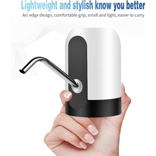 Bottle Pump USB Charging Automatic Electric Water Dispenser Pump One Click Auto Switch Drinking Dispenser