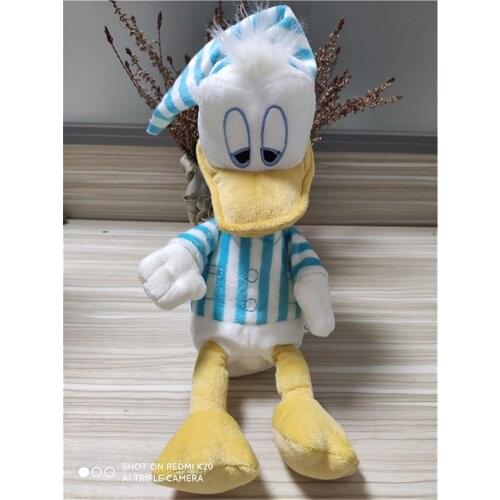 Original Disney Cartoon Donald Duck Plush Toy Soft Stuffed Animal Doll Birthday Present For Child 35CM