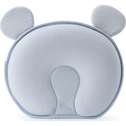 New Newborn Four Seasons Breathable Soft Stereotyped Pillow 0-12M Baby Boys and Girls Concave Type Comfortable Memory Pillow