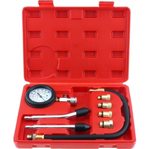 Portable Universal Car Engine Cylinder Pressure Compression Tester Test Kit Gauge Reading Diagnostic Tools for Car
