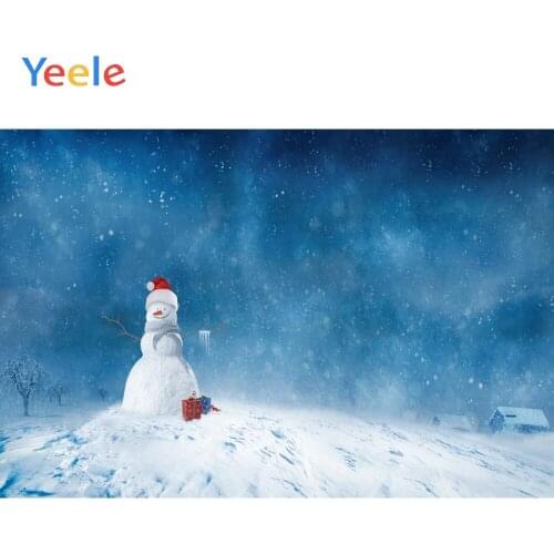 Yeele Christmas Photocall Winter Snowflakes Snowman Photography Backdrops Personalized Photographic Backgrounds For Photo Studio