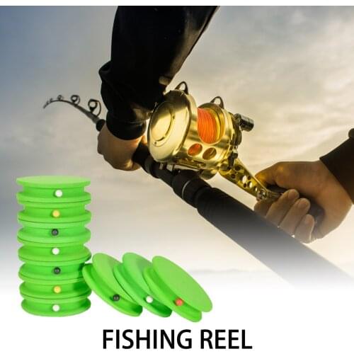Fishing Accessories 10pcs Fishing Rig Winding Machine Fishing Line Winding Machine Foam Main Coil Reel Reel Storage Line