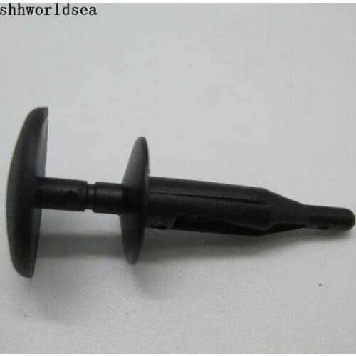 Shhworldsea 100pcs Nylon Black Push-Type Retainer Fastener Clip For Chrysler