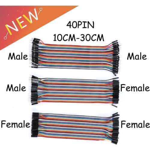 40PIN jumper wire 10/20/30/40CM Male to Male + Female to Male and Female to Female Jumper Wire Cable for arduino DIY KIT