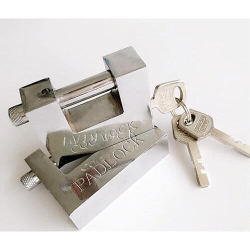 40/50/60mm Steel Burglar Padlock Container Warehouse Garage Security Safety Lock Antique Horizontal