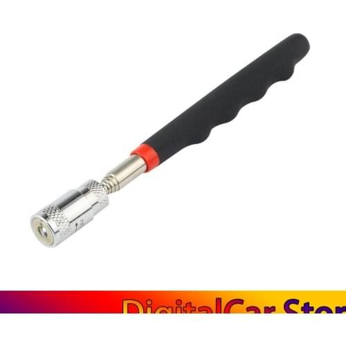 LED Magnetic Telescopic Pick Up Tool Neodymium Imanes Mini Led Pick Up Magnet for Picking Nuts Bolts Metal Screw Screwdriver
