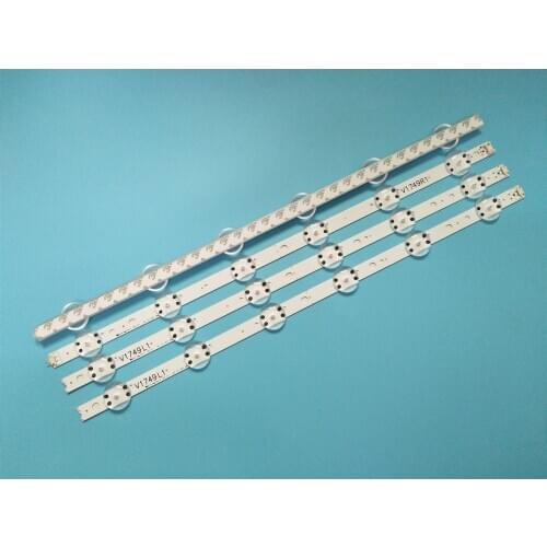 LED TV Illumination Part Replacement For LG 49LV340C-ZB 49LV340C-UB CB TB TD LED Bar Backlight Strip Line Ruler V1749L1 2862A