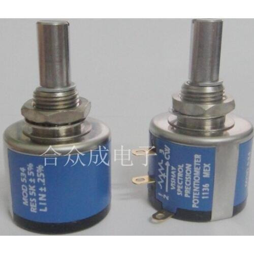 [VK] 534-1-1 1K 2K 5K 10k 20K UK multi-turn 2w potentiometer switch