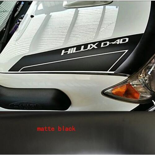 2 pieces left and right 4wd off road racing styling cool hood scoop stripe graphic vinyl car sticker for toyota hilux vigo