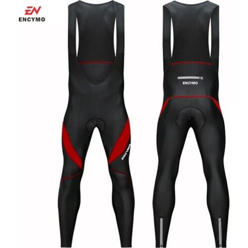 2022 Mens Cycling Pants with Bib Warm MTB Bicycle Cycle Tights Trousers Bike MTB Pants with 3D Gel Padded