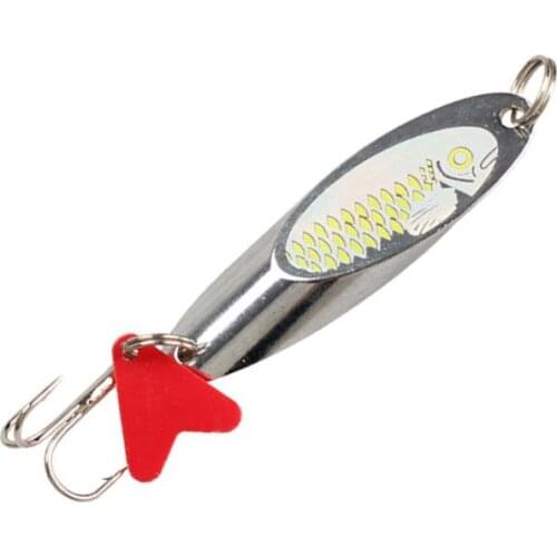 50mm 15g Wire Bait Fishing Lure Chamfer Paillette Fishing Lure Stosh Crank Bait Treble Fishinghook Tool