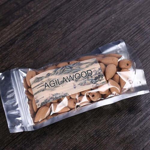 50 Pcs Incense Cones Little Monk Small Buddha Censer Backflow Incense Home Office Teahouse Home Decor GQ