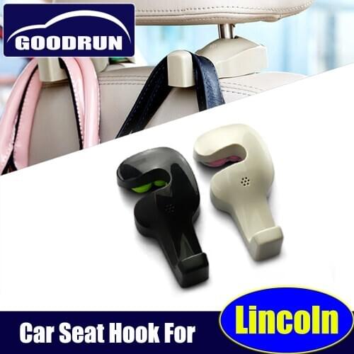 Car seat hook for Lincoln series MKX MKZ NAUTILUS headrest seat back storage hanger intories decoration accessories