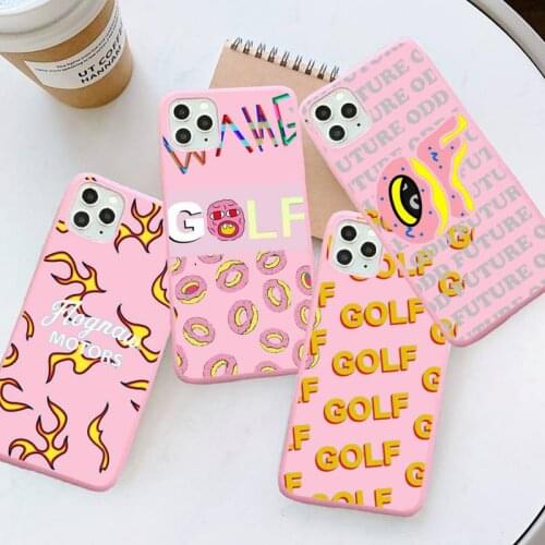 Golf Wang Tyler Creator Phone Case Candy Color for iPhone 6 7 8 11 12 s mini pro X XS XR MAX Plus protective custom shell
