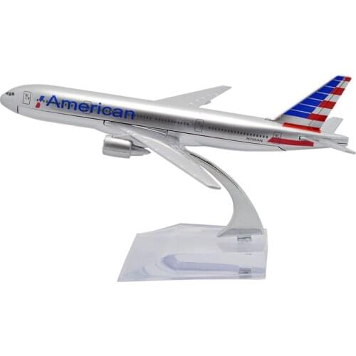 TANG-DYNASTY(TM 1:400 16cm Boeing B777 New American Airlines Metal Airplane Model Plane Toy Plane Model