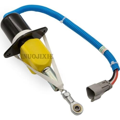 For Komatsu PC300-7 / 360-7 / 350/200 flameout switch excavator flameout solenoid valve triangle plug